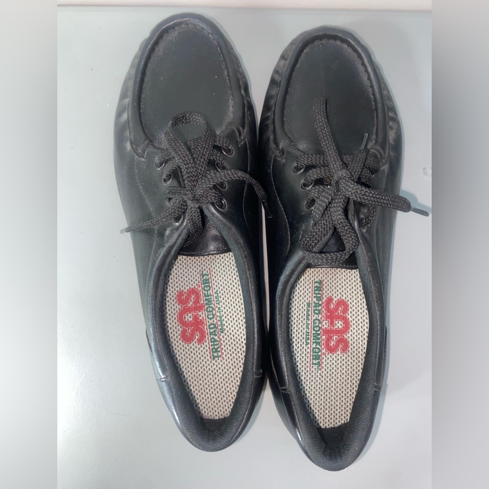 SAS Take Time Black Tripad Comfort Lace Up Sneakers Shoes Women’s Sz 8 M